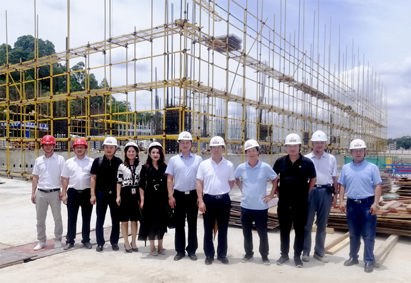 乐天使董事长李军亲临集团南方总部在建项目视察