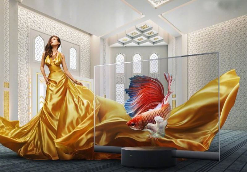 黑科技燃爆，原来透明屏也能做成电视机